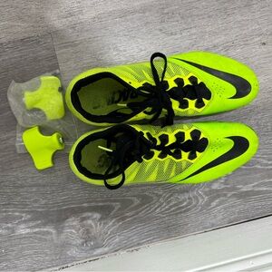 Nike Neon Yellow and Black Athletic Shoes